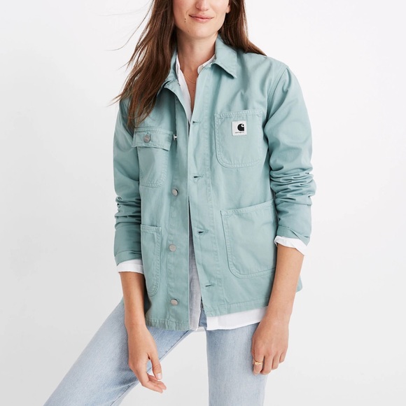 Carhartt Work In Progress OG Michigan Mint Green Jacket - Picture 3 of 11